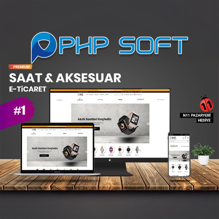 Saat & Aksesuar E-Ticaret Konsepti #1