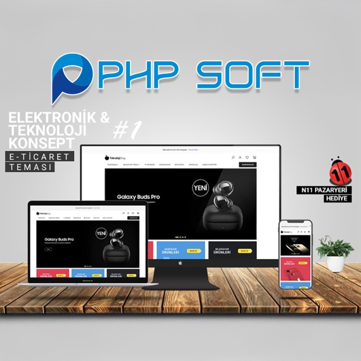 Teknoloji & Elektronik Satış E-Ticaret Konsepti