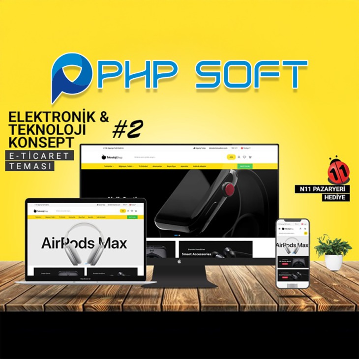 Teknoloji & Elektronik Satış E-Ticaret Konsepti #2